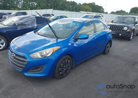 2017 Hyundai Elantra Gt из США, поврежденный, VIN KMHD35LHXHU368077